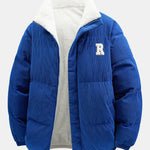 Velira Coats & Jackets mėlyna / XS Apverčiamas Teddy Fleece Kordūrojo Paltas