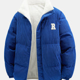 Velira Coats & Jackets mėlyna / XS Apverčiamas Teddy Fleece Kordūrojo Paltas