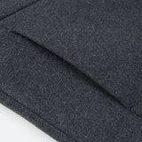 Velira Coats & Jackets Nuspaudžiamas šalikas su notch apykakle vilnonis paltas