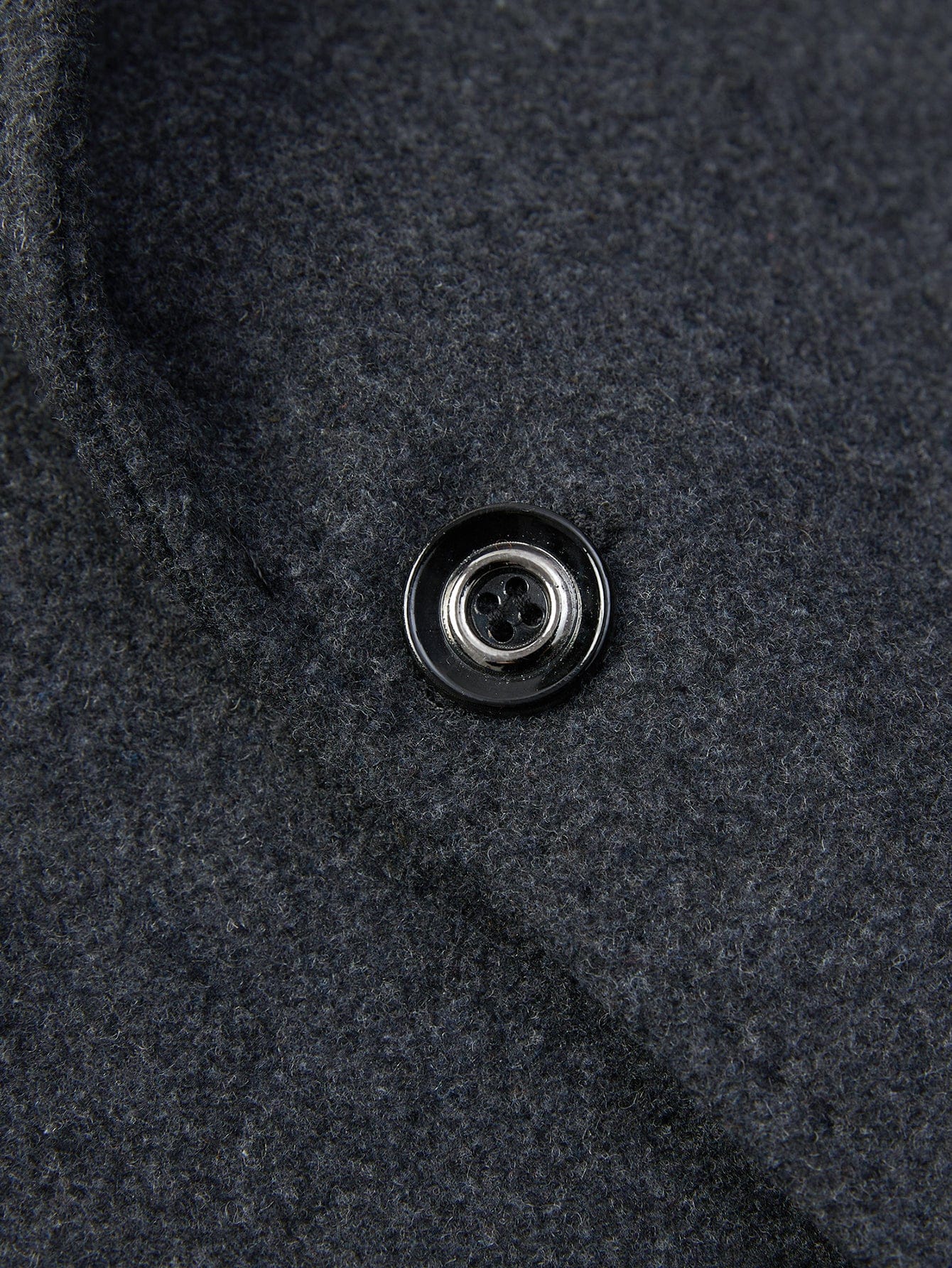 Velira Coats & Jackets Nuspaudžiamas šalikas su notch apykakle vilnonis paltas