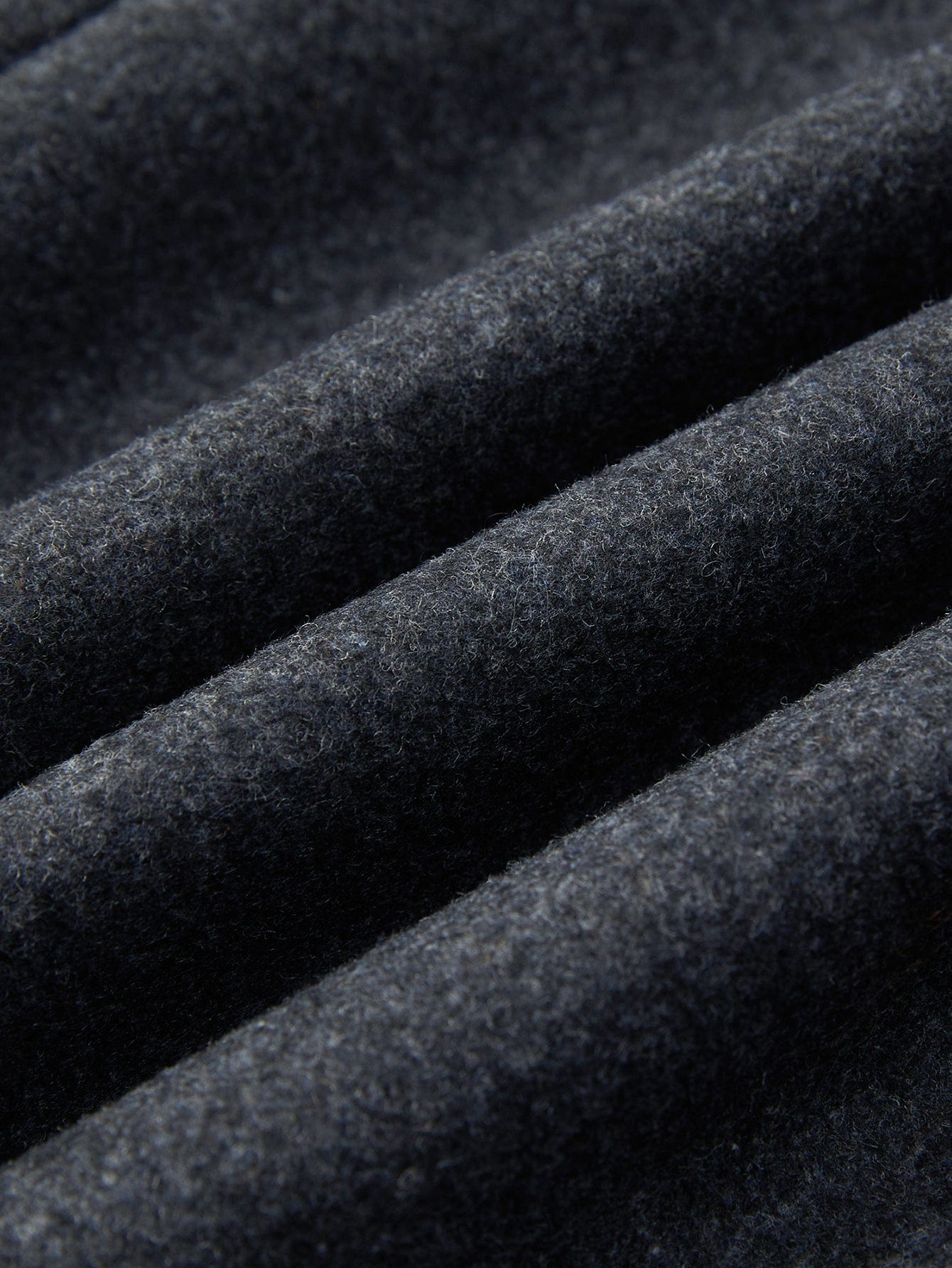 Velira Coats & Jackets Nuspaudžiamas šalikas su notch apykakle vilnonis paltas