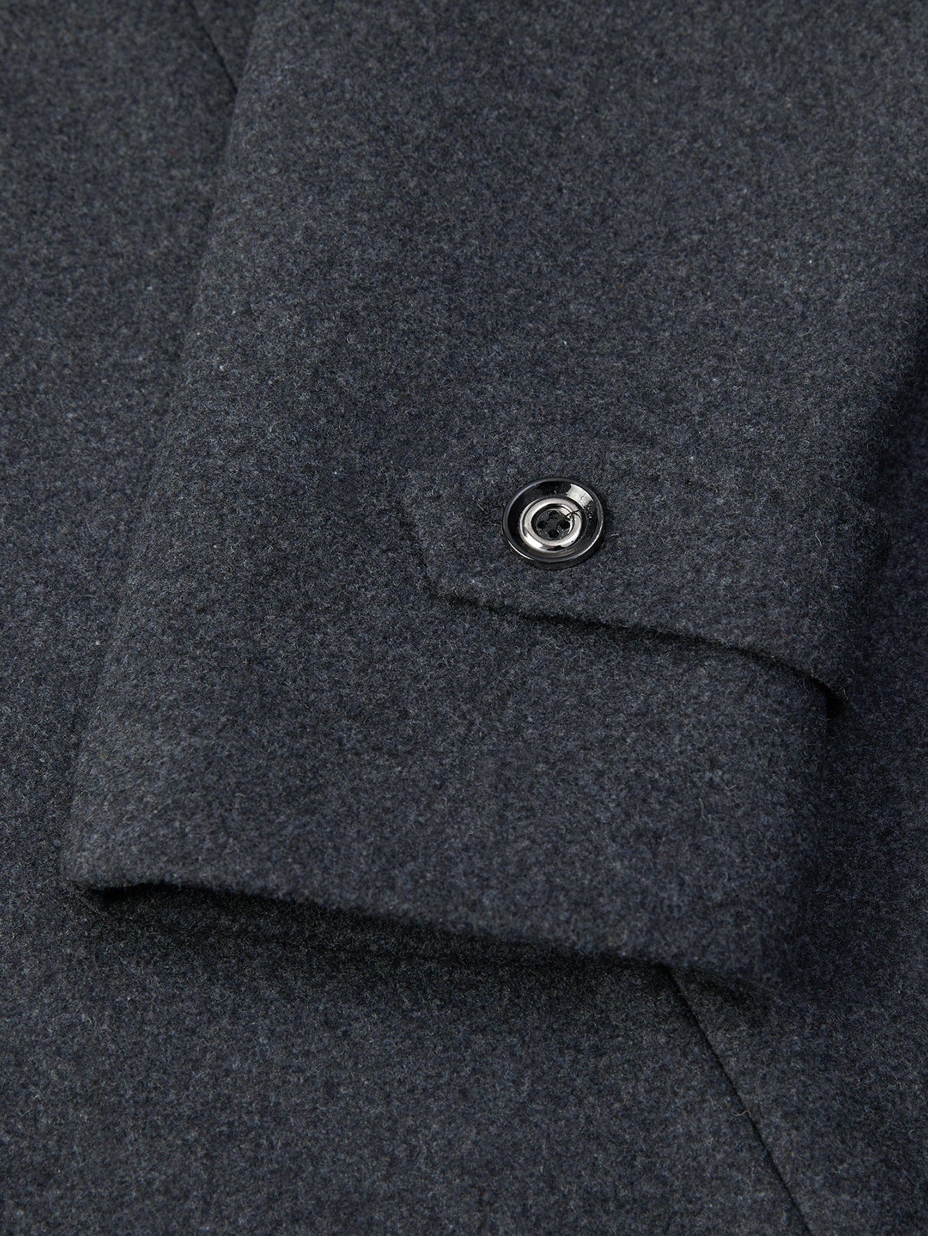 Velira Coats & Jackets Nuspaudžiamas šalikas su notch apykakle vilnonis paltas
