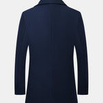 Velira Coats & Jackets Nuspaudžiamas šalikas su notch apykakle vilnonis paltas