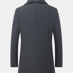 Velira Coats & Jackets Nuspaudžiamas šalikas su notch apykakle vilnonis paltas