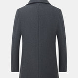 Velira Coats & Jackets Nuspaudžiamas šalikas su notch apykakle vilnonis paltas
