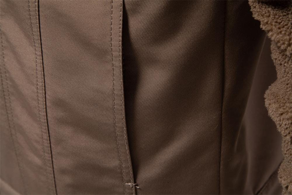 Velira Coats & Jackets Pamušalu išklota Teddy sujungta striukė
