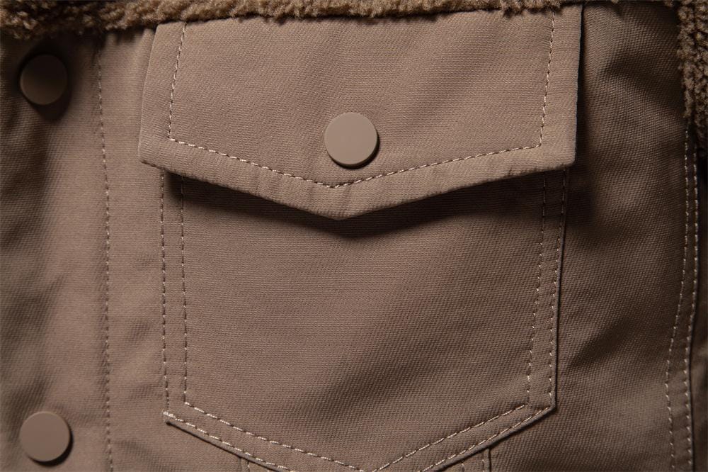 Velira Coats & Jackets Pamušalu išklota Teddy sujungta striukė