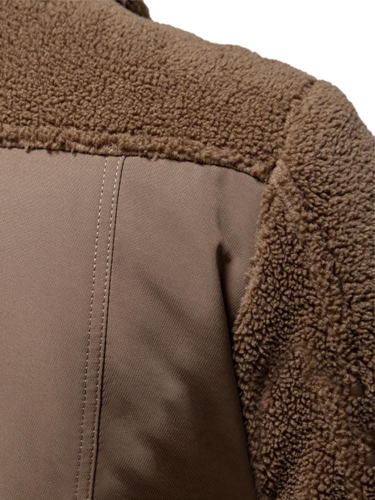 Velira Coats & Jackets Pamušalu išklota Teddy sujungta striukė