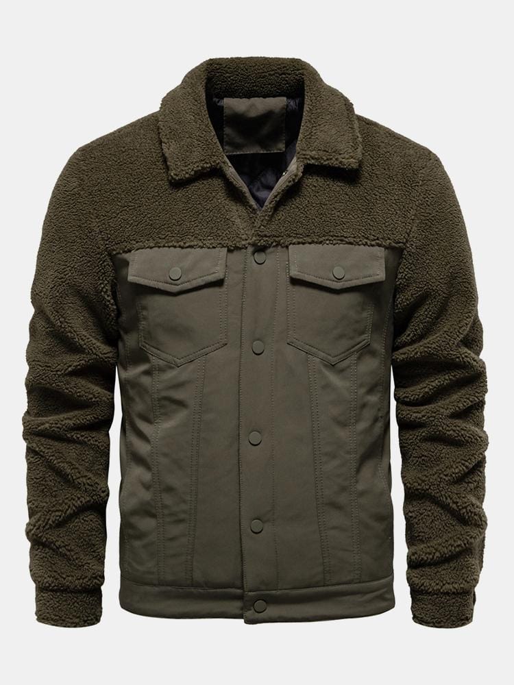 Velira Coats & Jackets Pamušalu išklota Teddy sujungta striukė