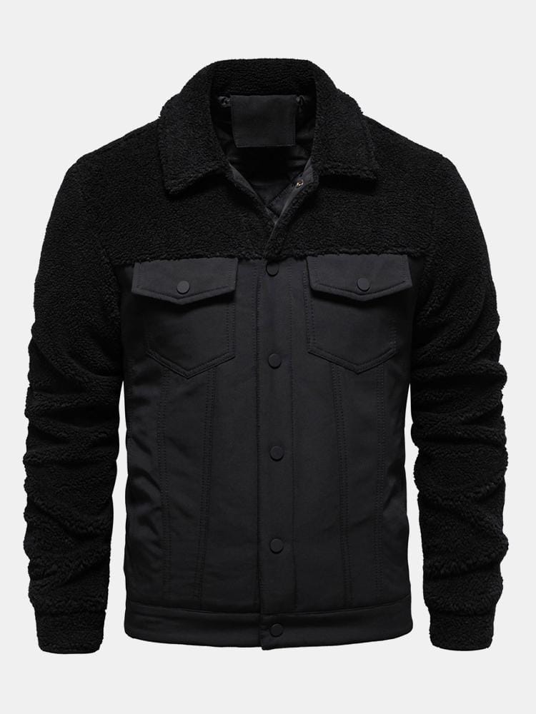 Velira Coats & Jackets Pamušalu išklota Teddy sujungta striukė