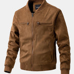 Velira Coats & Jackets peru / S Suede Bomber Striukė su Dygsniuota Pamušalu