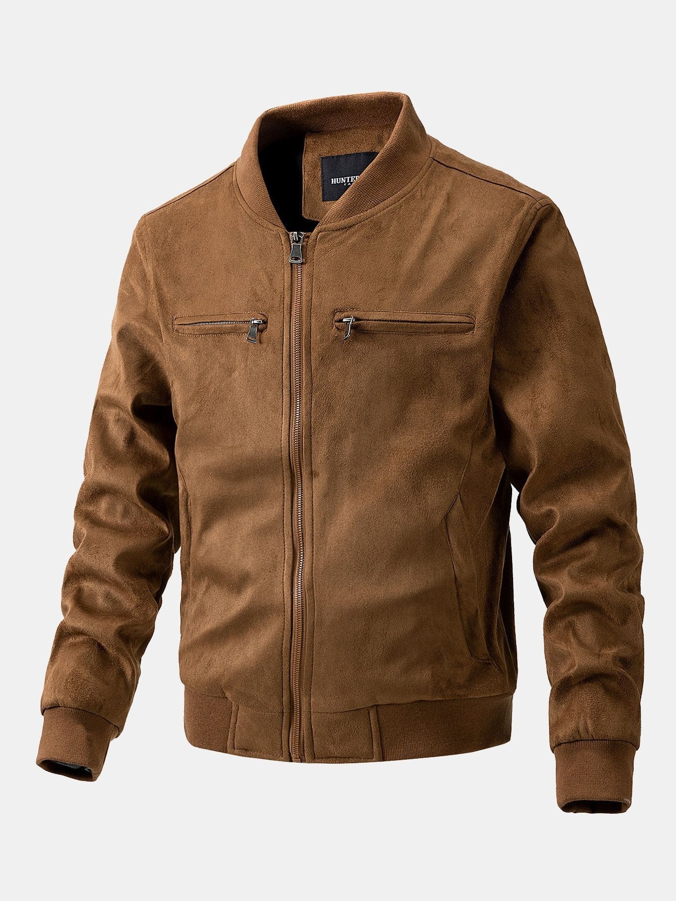 Velira Coats & Jackets peru / S Suede Bomber Striukė su Dygsniuota Pamušalu