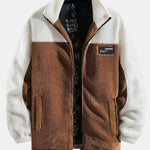 Velira Coats & Jackets peru / S Teddy Fleece Pataisytas Užtrauktukas Striukė