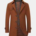 Velira Coats & Jackets peru / XS Nuspaudžiamas šalikas su notch apykakle vilnonis paltas