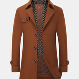 Velira Coats & Jackets peru / XS Nuspaudžiamas šalikas su notch apykakle vilnonis paltas