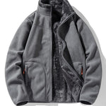 Velira Coats & Jackets pilka / S Apverčiamas Teddy Fleece Paltas