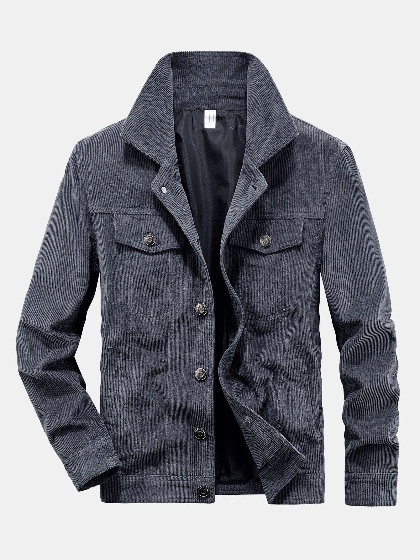 Velira Coats & Jackets pilka / S Medvilninis Kordurojinis Švarkas
