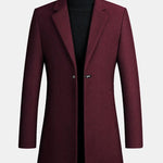 Velira Coats & Jackets raudonmedžio / S Vienos Krūtinės Apykaklės Vilnonis Paltas