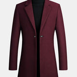 Velira Coats & Jackets raudonmedžio / S Vienos Krūtinės Apykaklės Vilnonis Paltas