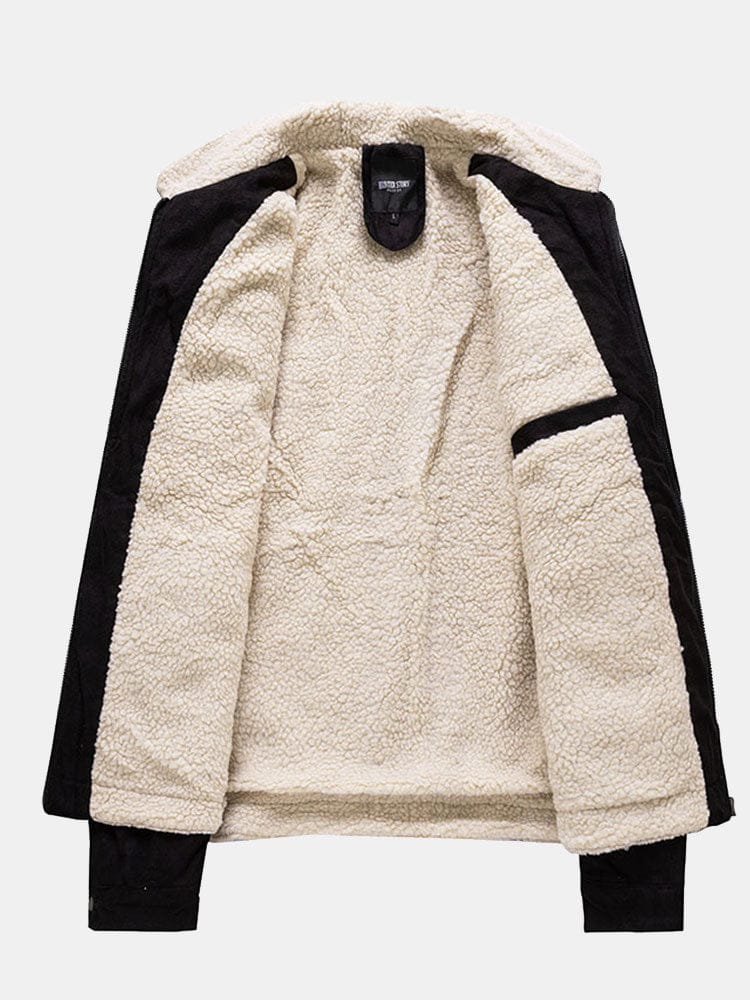 Velira Coats & Jackets Reguliaraus kirpimo dirbtinės suknelės pamušalu striukė