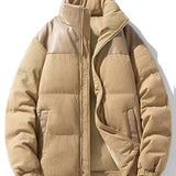 Velira Coats & Jackets ruda / S Kordūroja PU Pataisytas Pūkinis Paltas
