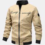 Velira Coats & Jackets ruda / S Sloganas Zip Bomber Striukė