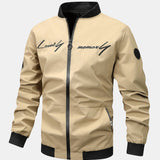 Velira Coats & Jackets ruda / S Sloganas Zip Bomber Striukė