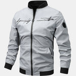 Velira Coats & Jackets sidabrinė / S Sloganas Zip Bomber Striukė