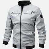 Velira Coats & Jackets sidabrinė / S Sloganas Zip Bomber Striukė