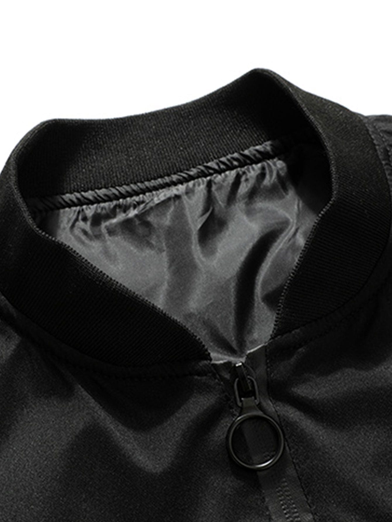 Velira Coats & Jackets Sloganas Zip Bomber Striukė