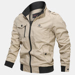 Velira Coats & Jackets smėlinė / S Chino užtrauktuku užsegama striukė