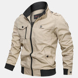 Velira Coats & Jackets smėlinė / S Chino užtrauktuku užsegama striukė