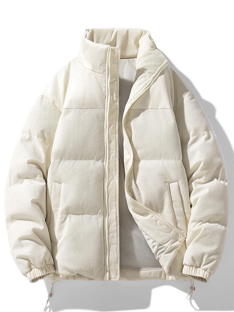 Velira Coats & Jackets smėlinė / S Kordūroja PU Pataisytas Pūkinis Paltas