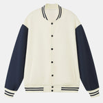 Velira Coats & Jackets smėlio / S Džersio kontrasto preppy striukė