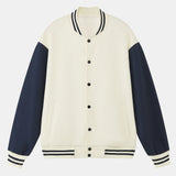 Velira Coats & Jackets smėlio / S Džersio kontrasto preppy striukė