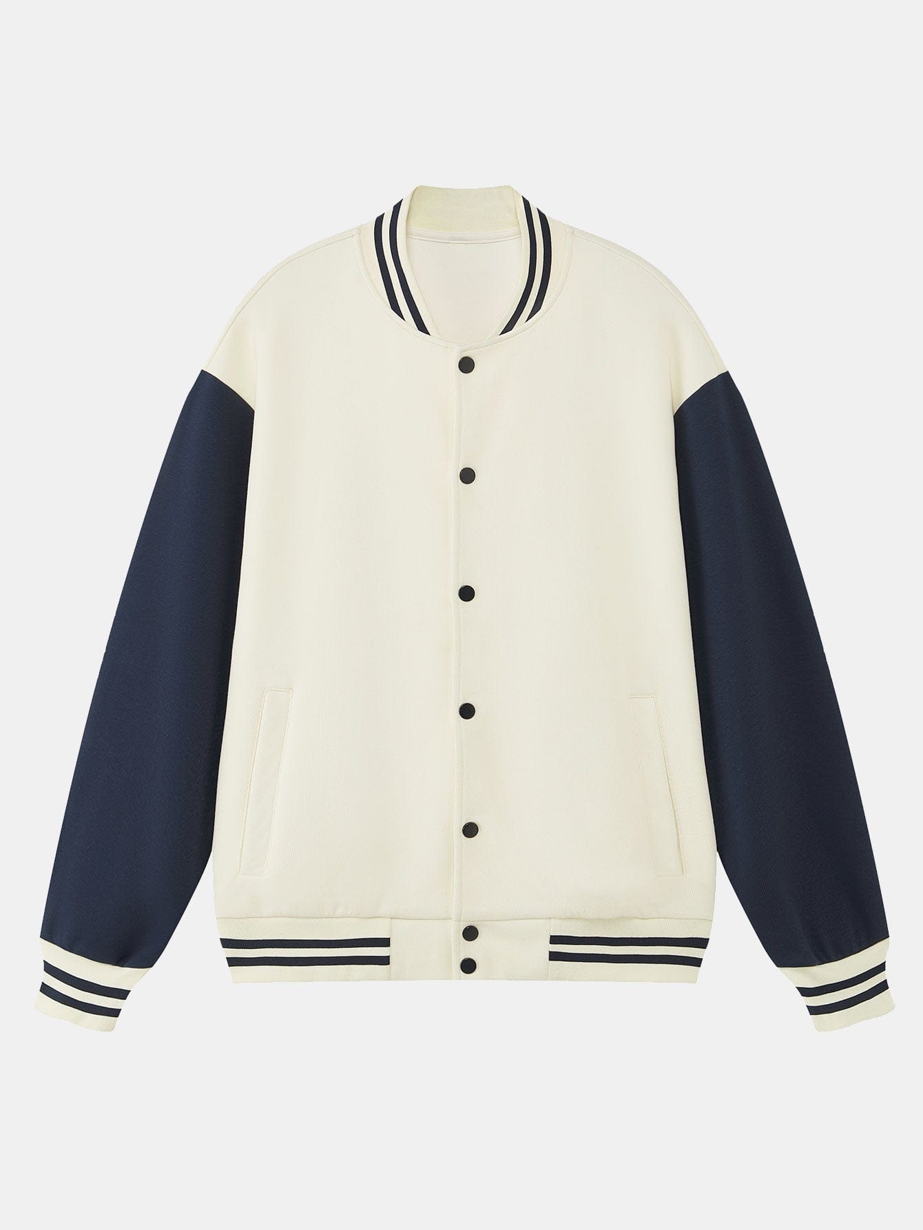 Velira Coats & Jackets smėlio / S Džersio kontrasto preppy striukė