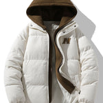 Velira Coats & Jackets smėlio / XS Kordūrinis gobtuvas pūkinis paltas