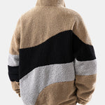 Velira Coats & Jackets Spalvų Bloko Teddy Zip-Up Striukė