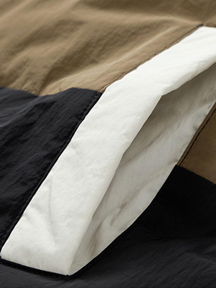 Velira Coats & Jackets Spalvų blokų pūkinė striukė