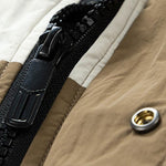 Velira Coats & Jackets Spalvų blokų pūkinė striukė