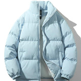 Velira Coats & Jackets šviesiai mėlyna / S Funnel Neck Puffer Coat