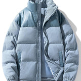 Velira Coats & Jackets šviesiai mėlyna / S Kordūroja PU Pataisytas Pūkinis Paltas