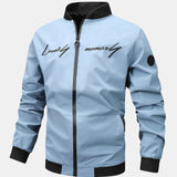 Velira Coats & Jackets šviesiai mėlyna / S Sloganas Zip Bomber Striukė