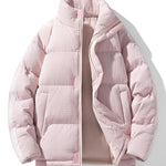 Velira Coats & Jackets šviesiai rožinė / S Vaflinė Zip Up Pūkinė Striukė
