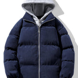 Velira Coats & Jackets tamsiai mėlyna / S 2 In 1 Kordūrinis Sujungiamas Šiltas Kailis