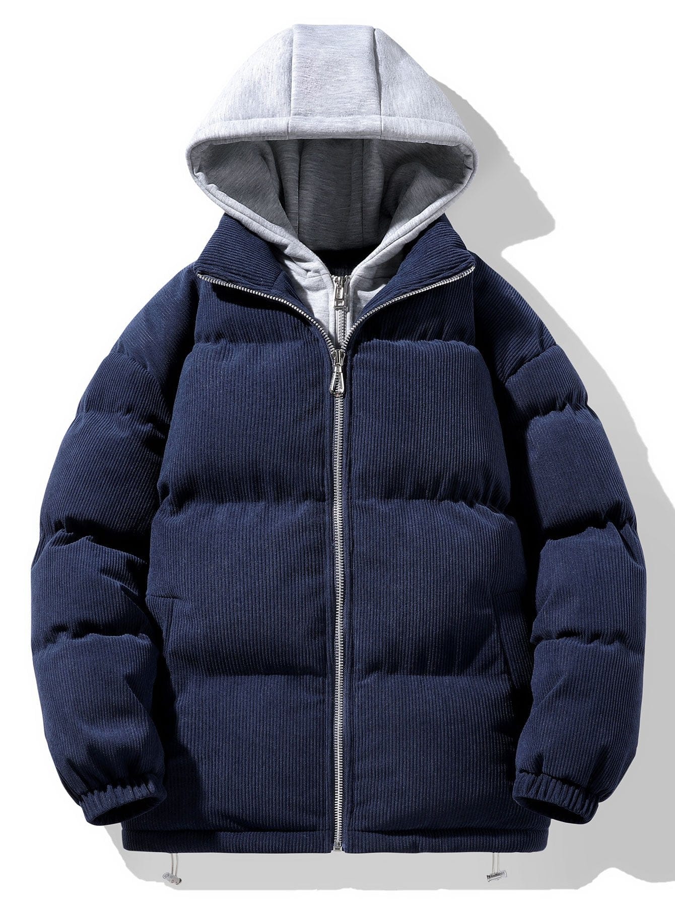 Velira Coats & Jackets tamsiai mėlyna / S 2 In 1 Kordūrinis Sujungiamas Šiltas Kailis