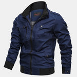Velira Coats & Jackets tamsiai mėlyna / S Chino užtrauktuku užsegama striukė