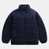 Velira Coats & Jackets tamsiai mėlyna / S Dvigubo Šono Teddy Pūkuotas Paltas