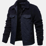 Velira Coats & Jackets tamsiai mėlyna / S Pamušalu išklota Teddy sujungta striukė