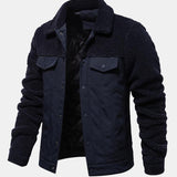 Velira Coats & Jackets tamsiai mėlyna / S Pamušalu išklota Teddy sujungta striukė